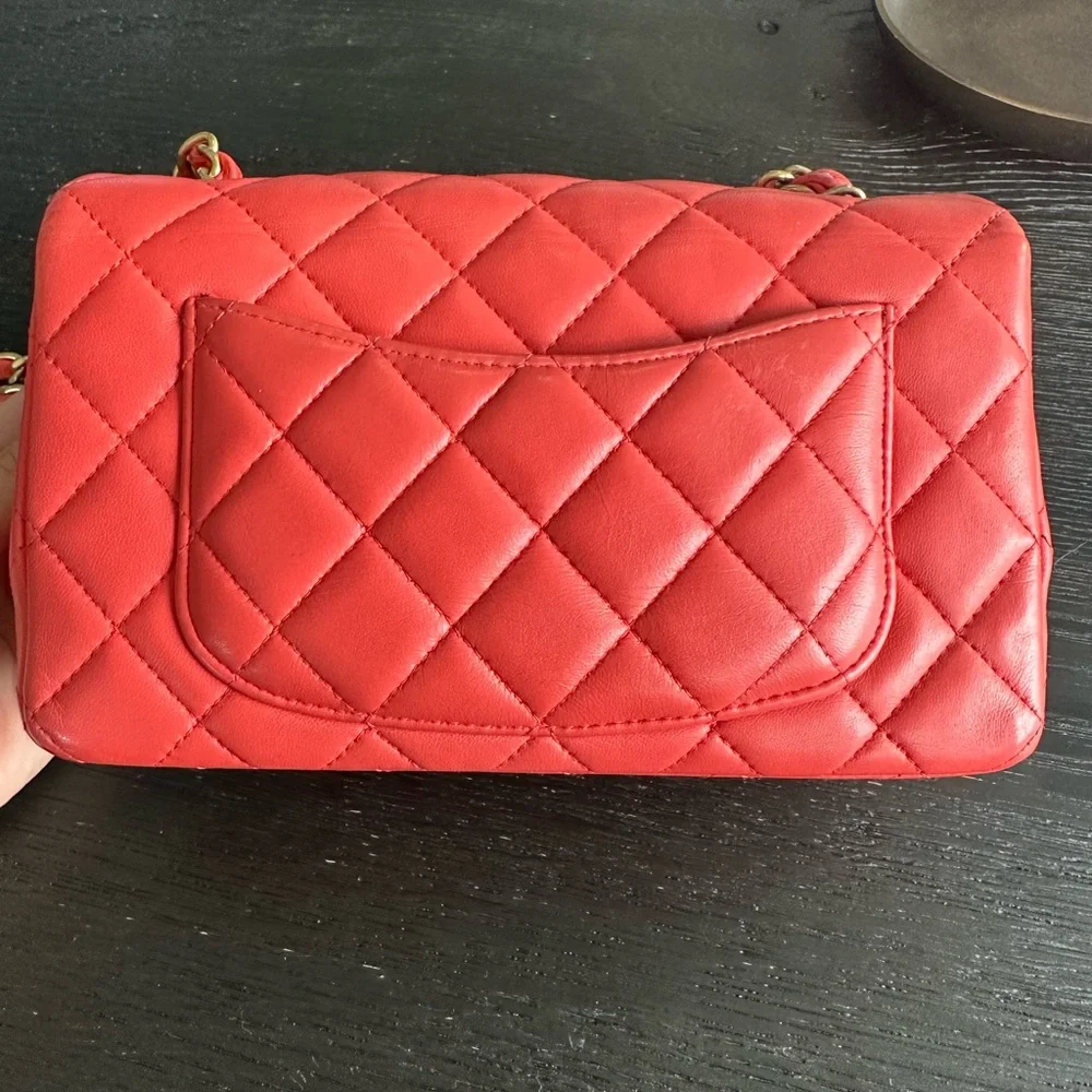CHANEL Red Rectangular Mini - Picture 5 of 17